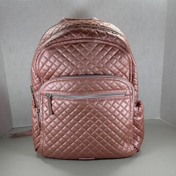 Vera Bradley | Bags | Vera Bradley Quilted Backpack Pink  display picture 3